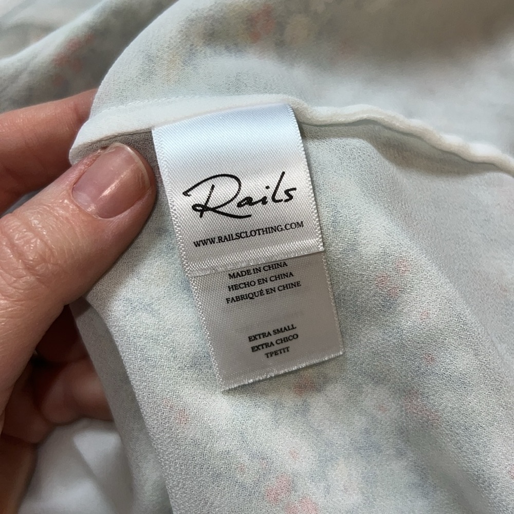 Rails Kiki Floral Print Ruffle Mini Dress‎ - Picture 9 of 11